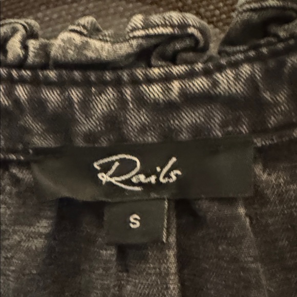 Rails Camille Ruffle Necked Top - S - Picture 3 of 3